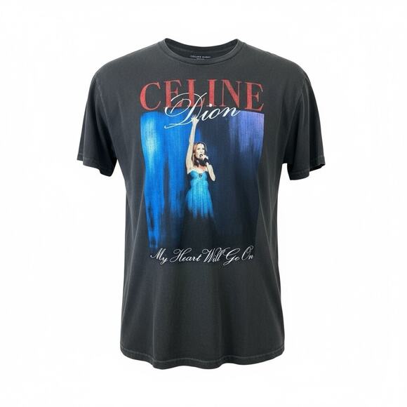 Celine Dion A New Day Merch T-Shirt 3XL Men’s Black Vintage 00s Concert Music - Picture 1 of 5